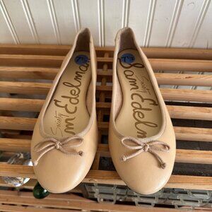 Sam Edelman Beige Ballet Flats